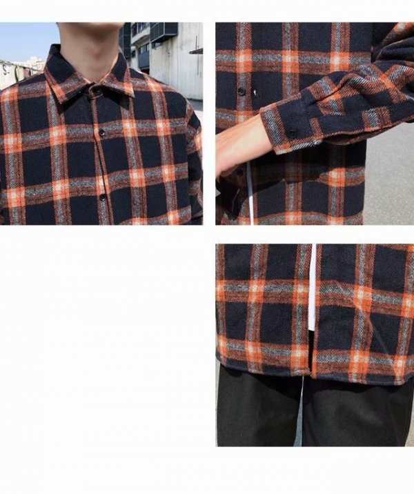 Shirt Coat Men's Korean-style Loose